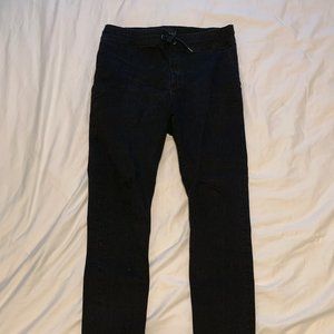 I Love Ugly Black Denim Jeans Slim